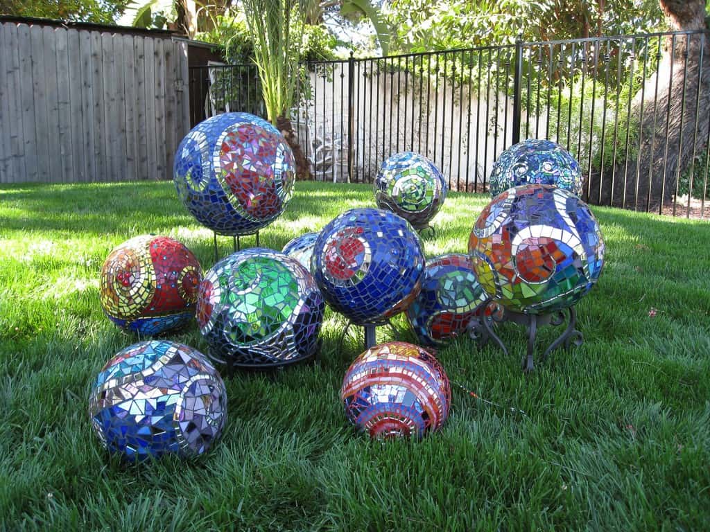 Concrete Garden Orbs