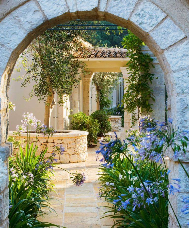 Greek Backyard Designs House