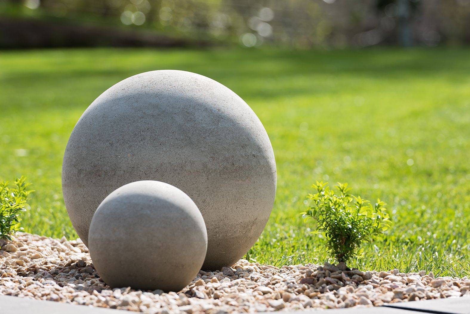 Cast Stone Spheres