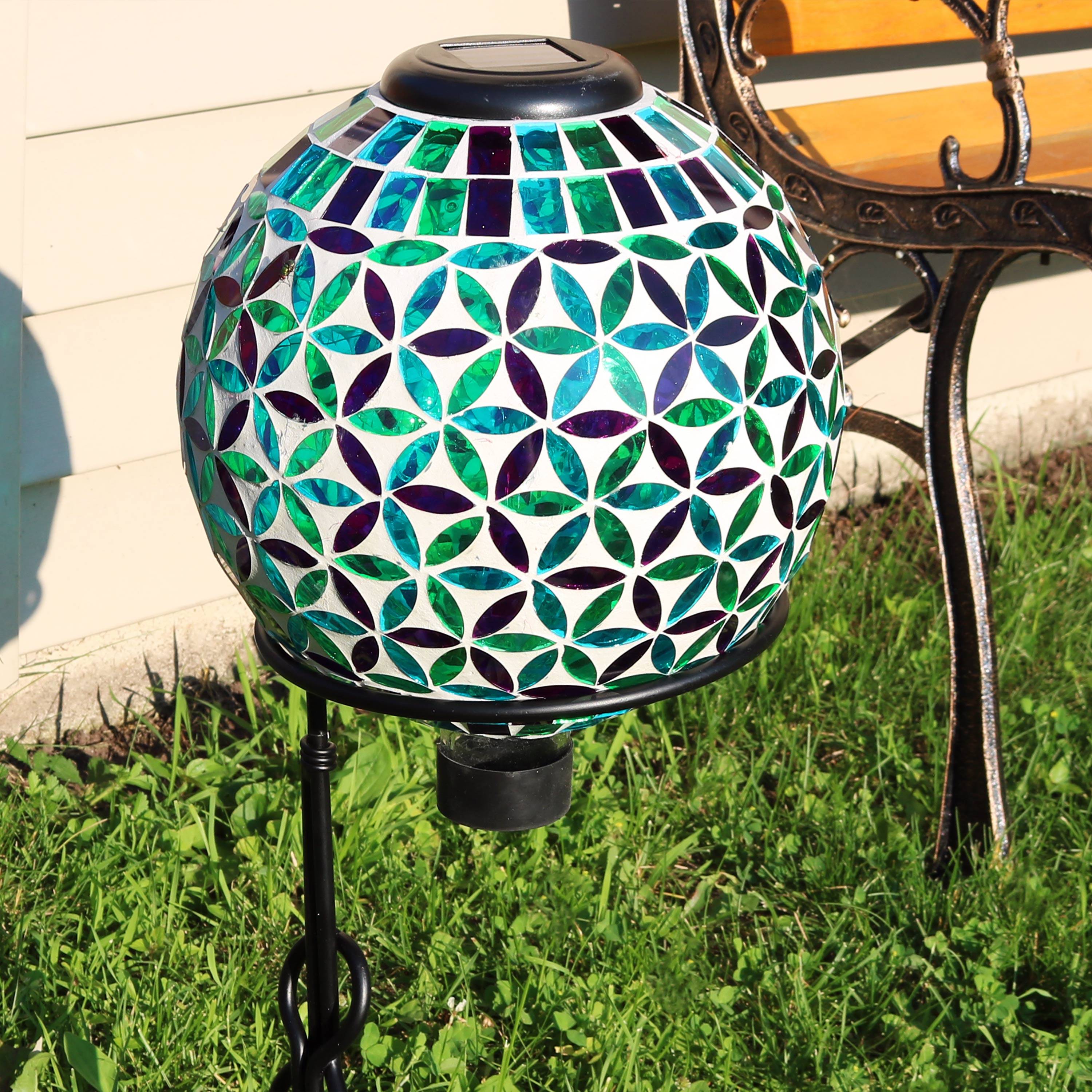 Evergreen Flag Garden Hanging Solar Gazing Globe Walmartcom