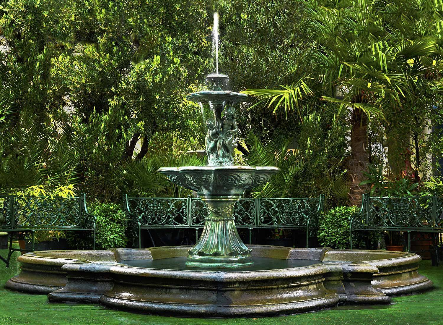 Wonderful Landscape Fountain Architecture Home Decoration