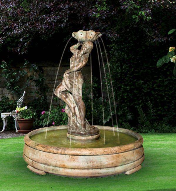 Large Tier Leaf Fountain Landscaping With Fountains Fountains
