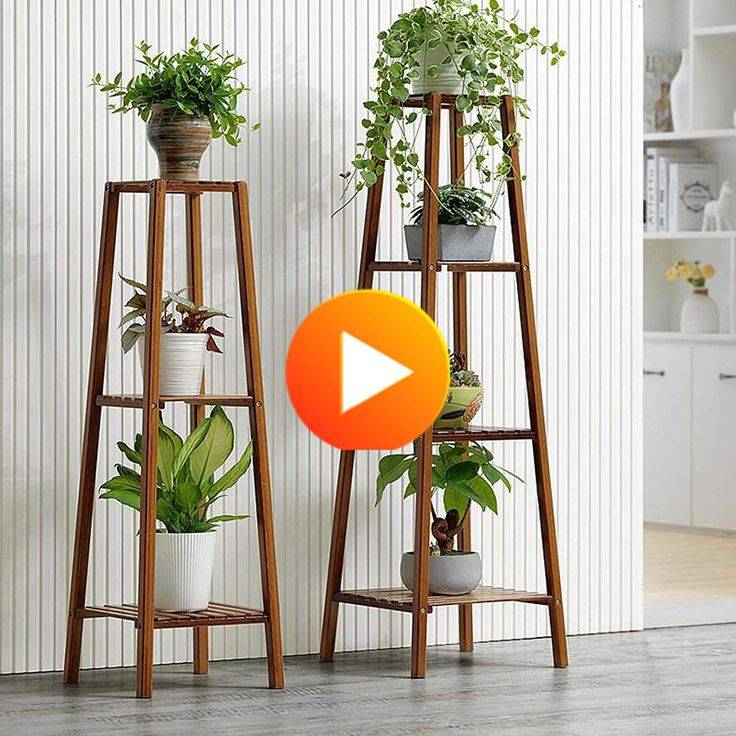 Plant Stand Metal Flower Holder Pot