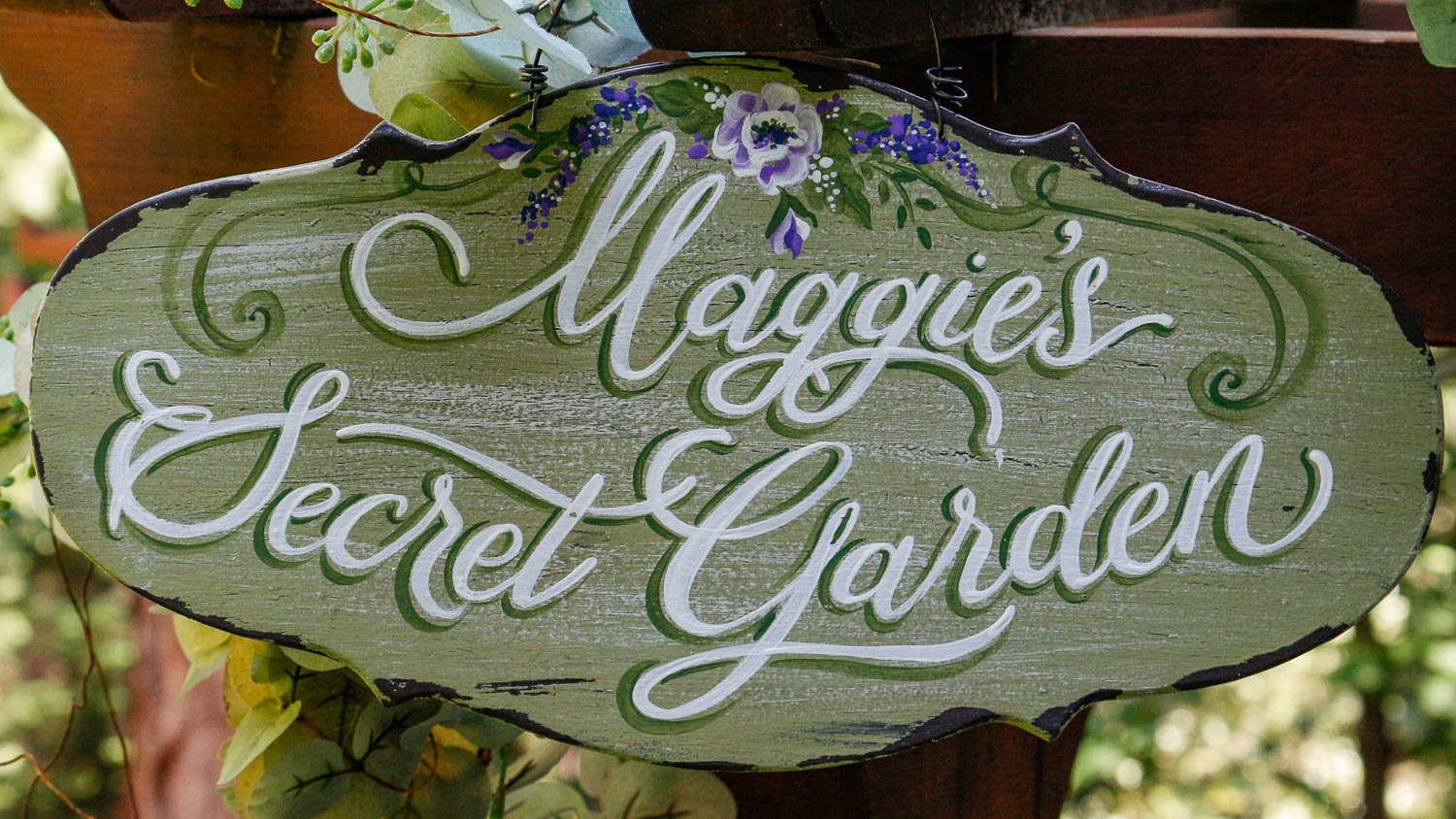 Secret Garden Sign Mondus Distinction Garden Decor