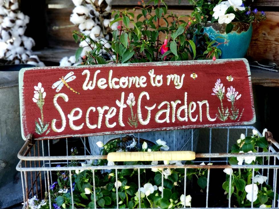 My Secret Garden Sign