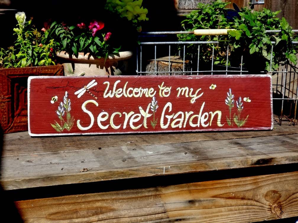 My Secret Garden Sign