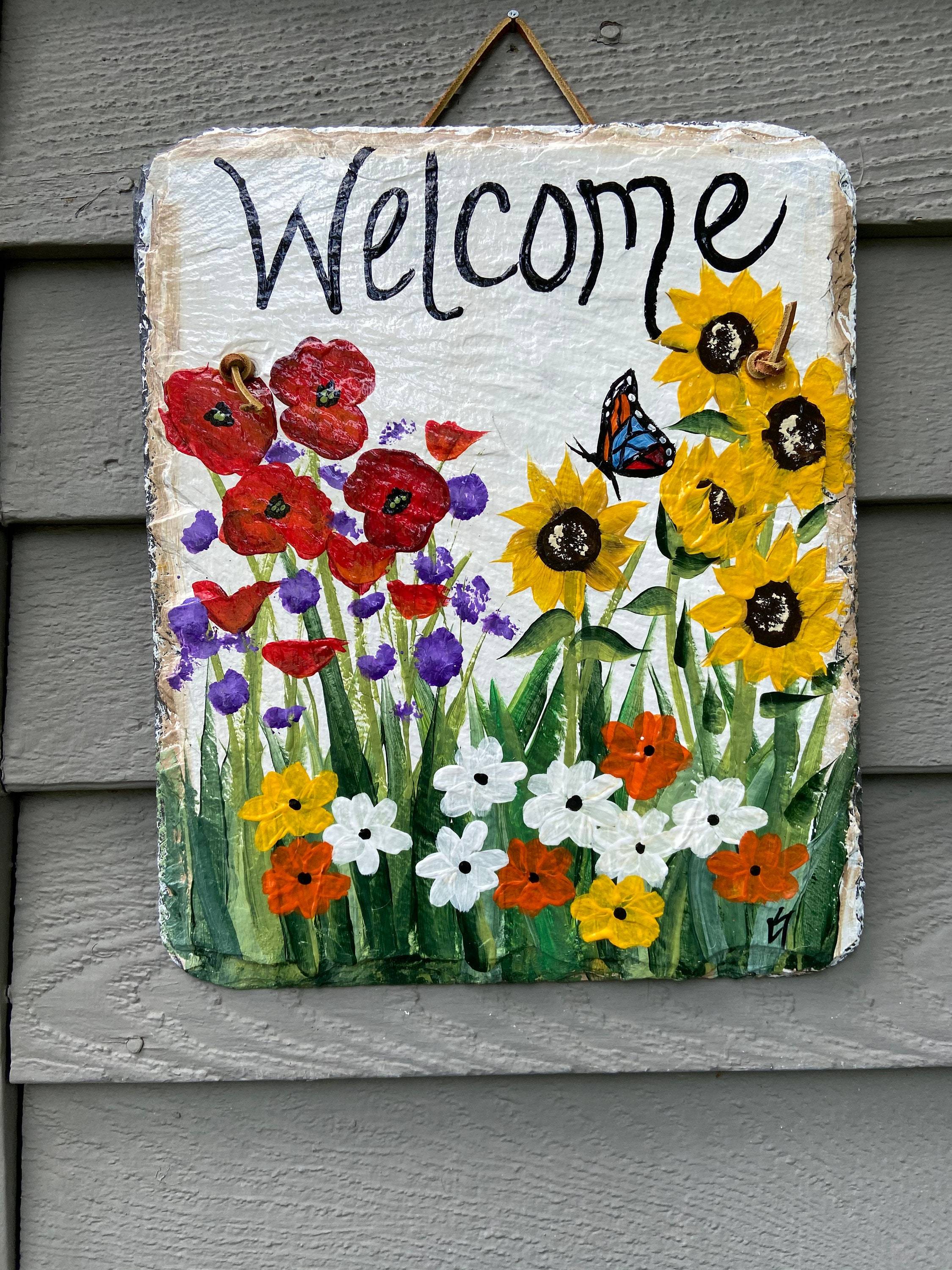 22 Slate Garden Signs Ideas You Cannot Miss SharonSable