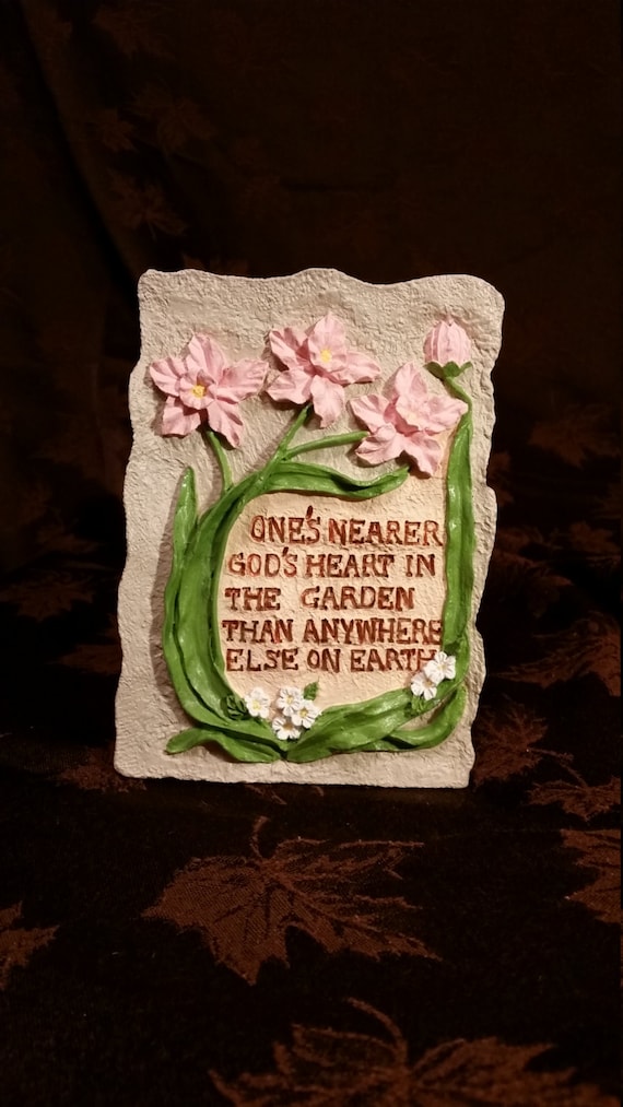 Garden Plaque