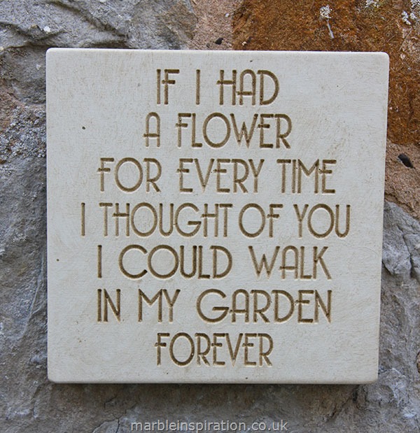 Personalized Garden Plaque