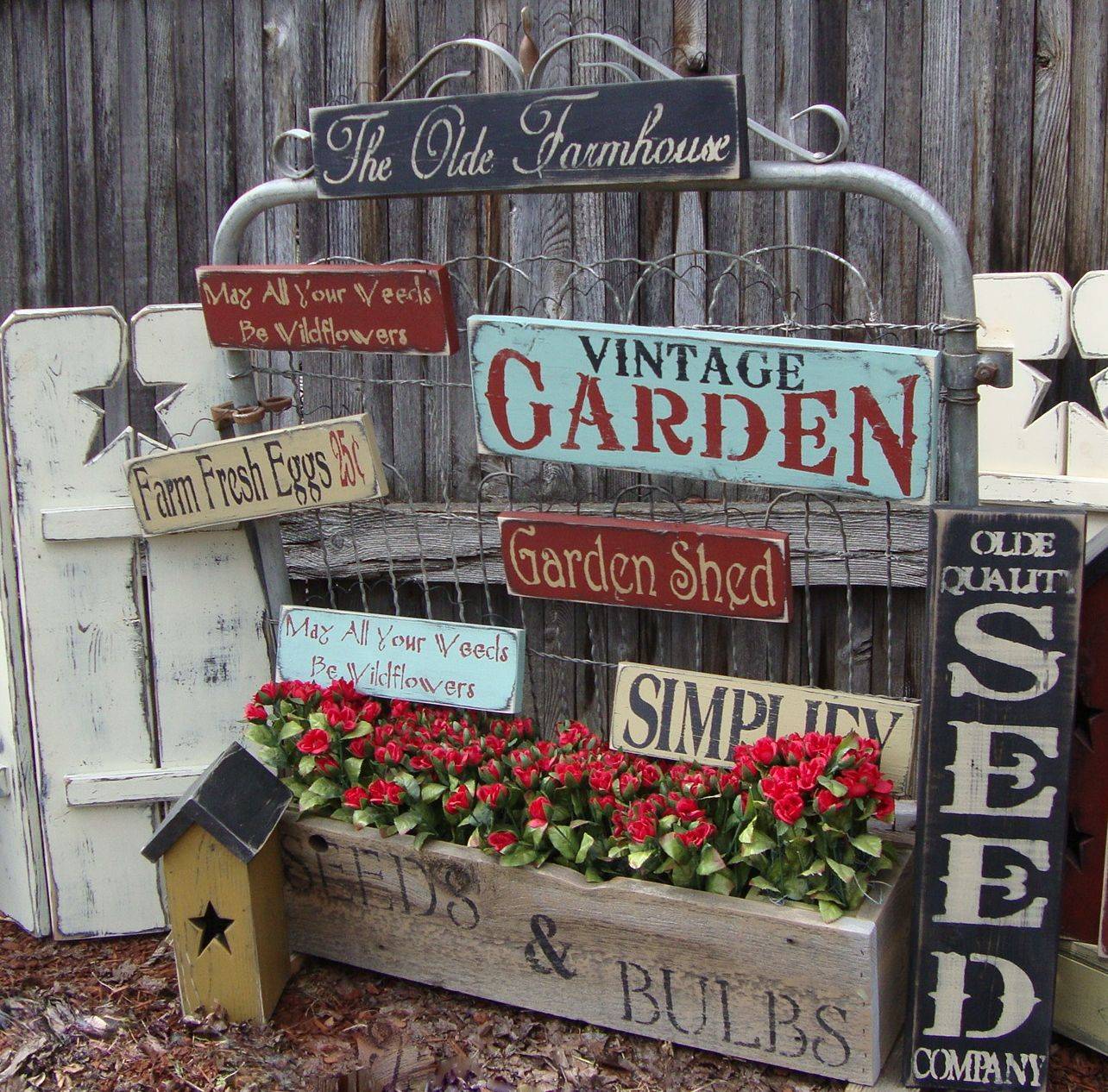 Butterfly Pollinator Friendly Garden Sign Garden Signs