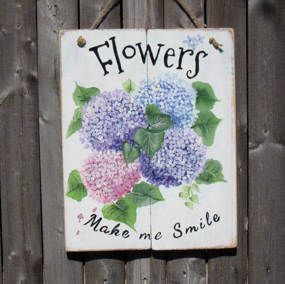 Custom Floral Garden Sign Mybluepalette