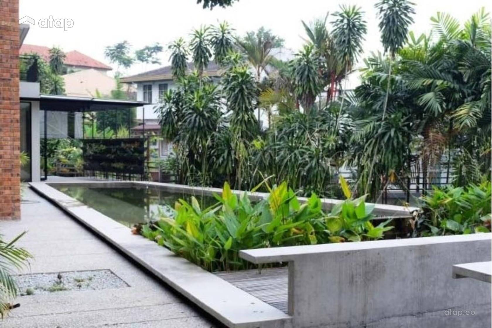 Modern Exterior Garden Semidetached Design Ideas