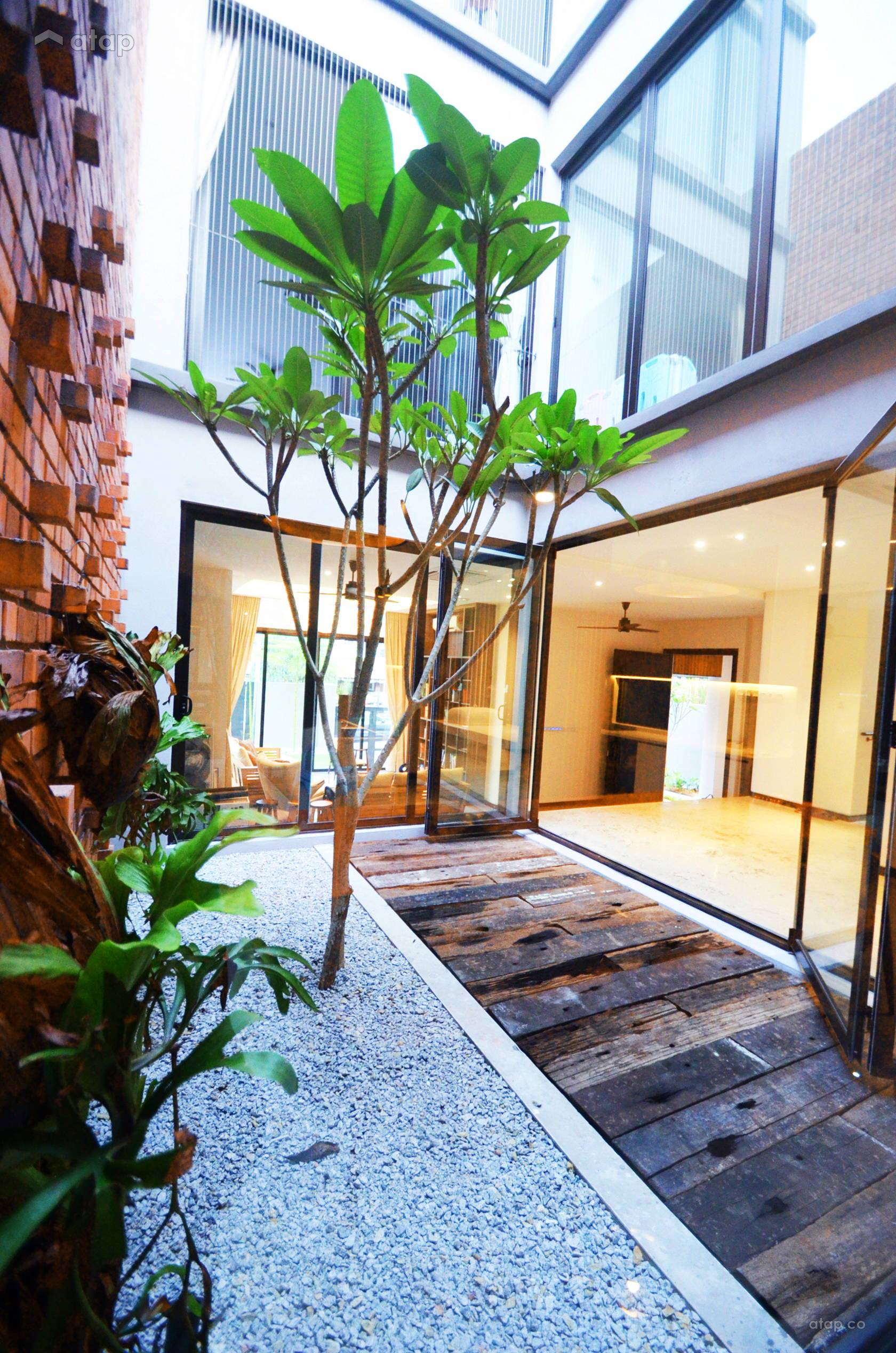 Modern Garden Semidetached Design Ideas