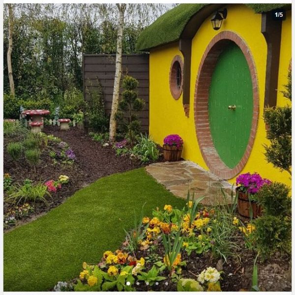 Red Root Burrow Fairy House Terra Nova Fairy Garden