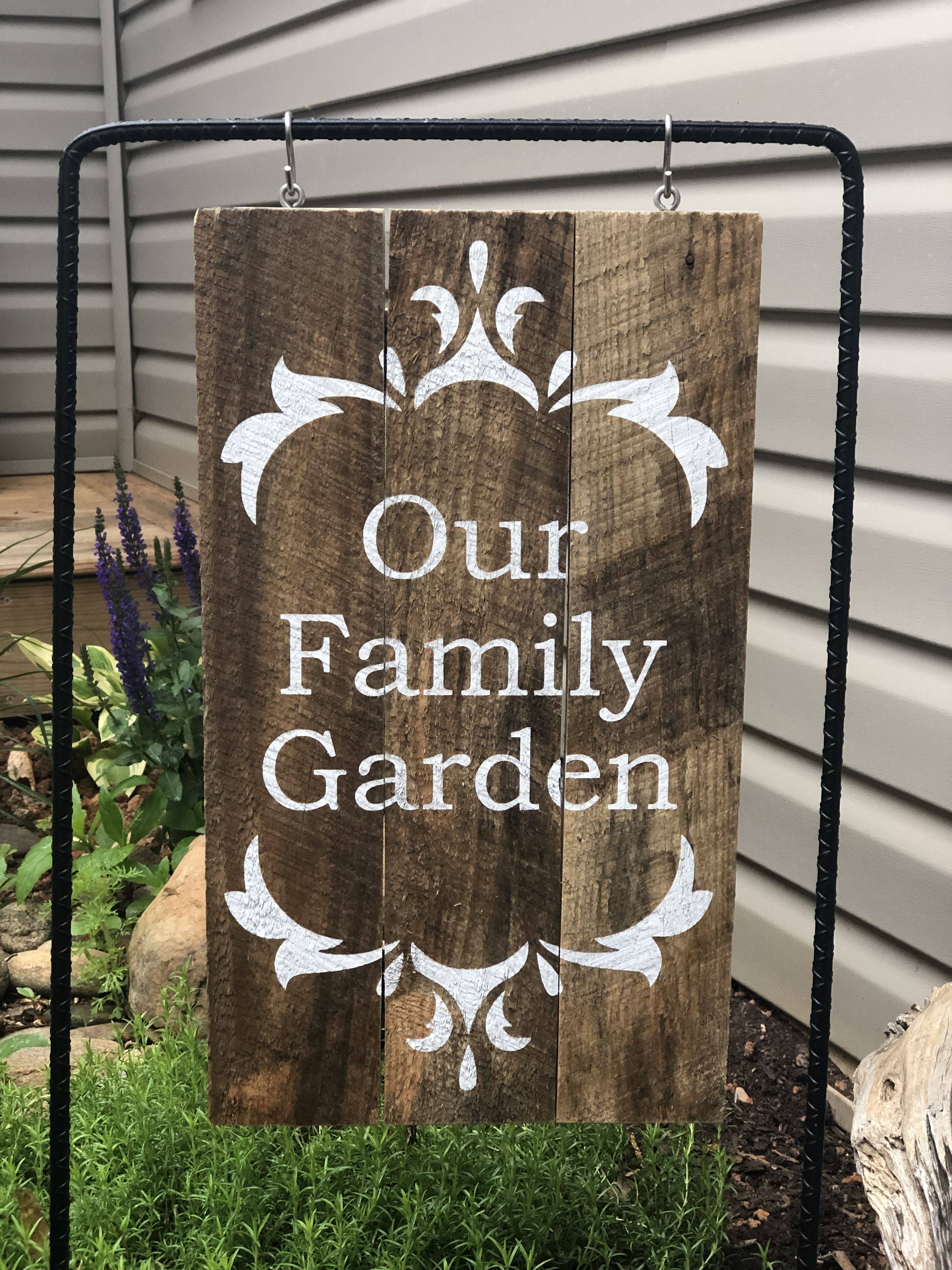 Personalised Garden Decor Rustic Garden