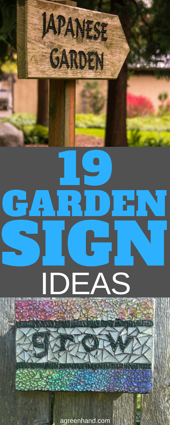 A Garden Diy Sign Diy Signs