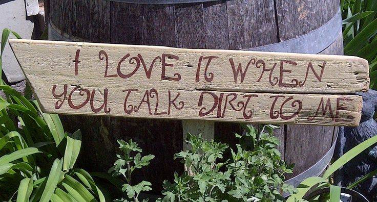Funny Wood Gardner Sign