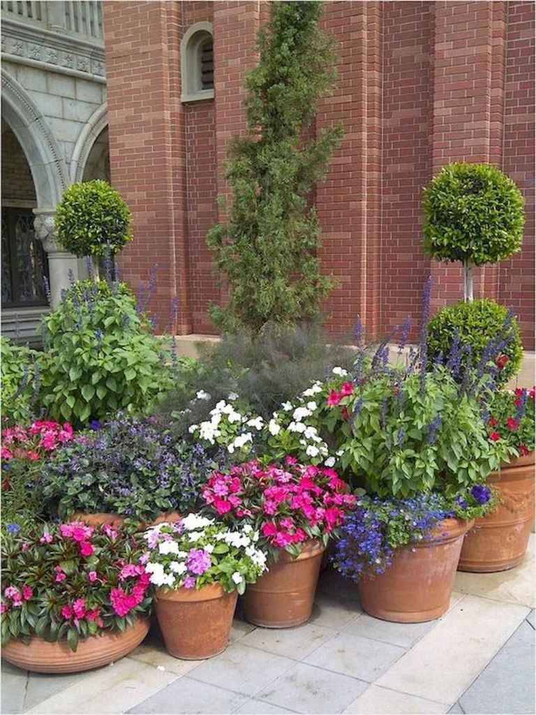 Beautiful Front Yard Container Garden Ideas