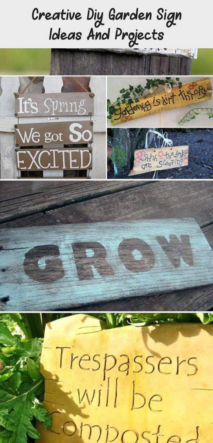 Creative Diy Garden Sign Ideas