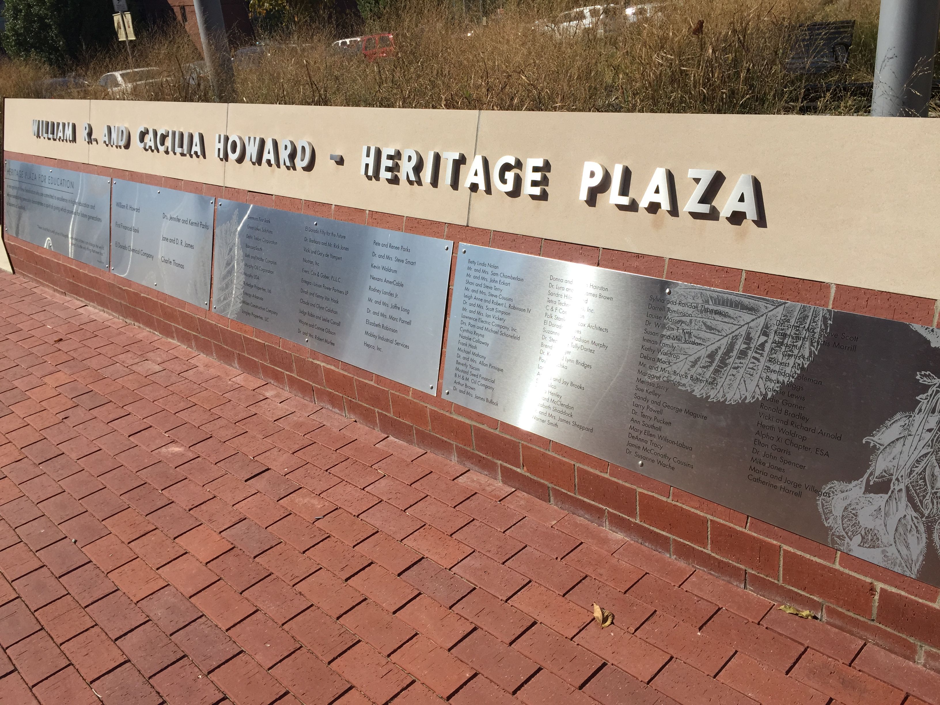 Donor Recognition Wall