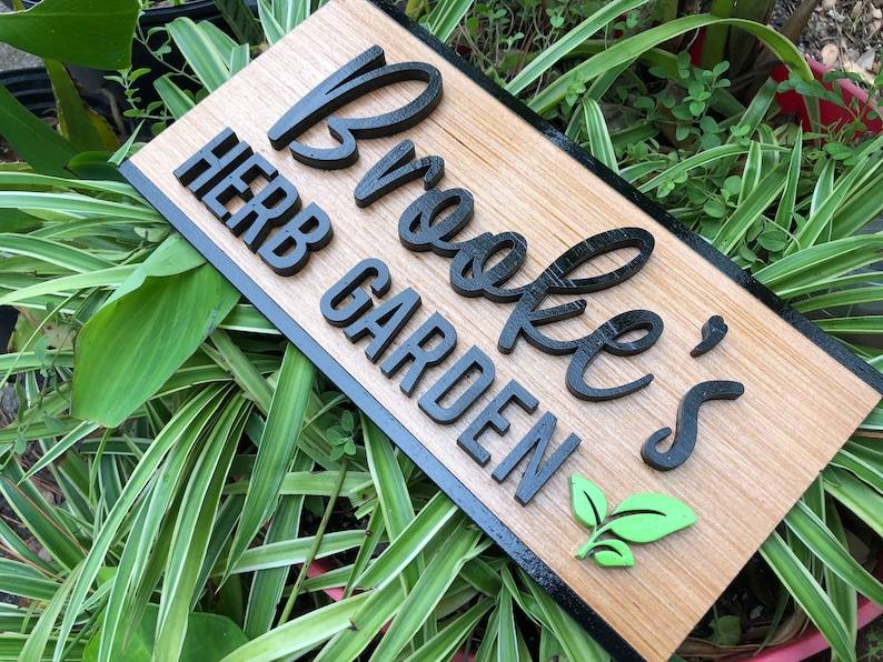 Personalized Garden Sign