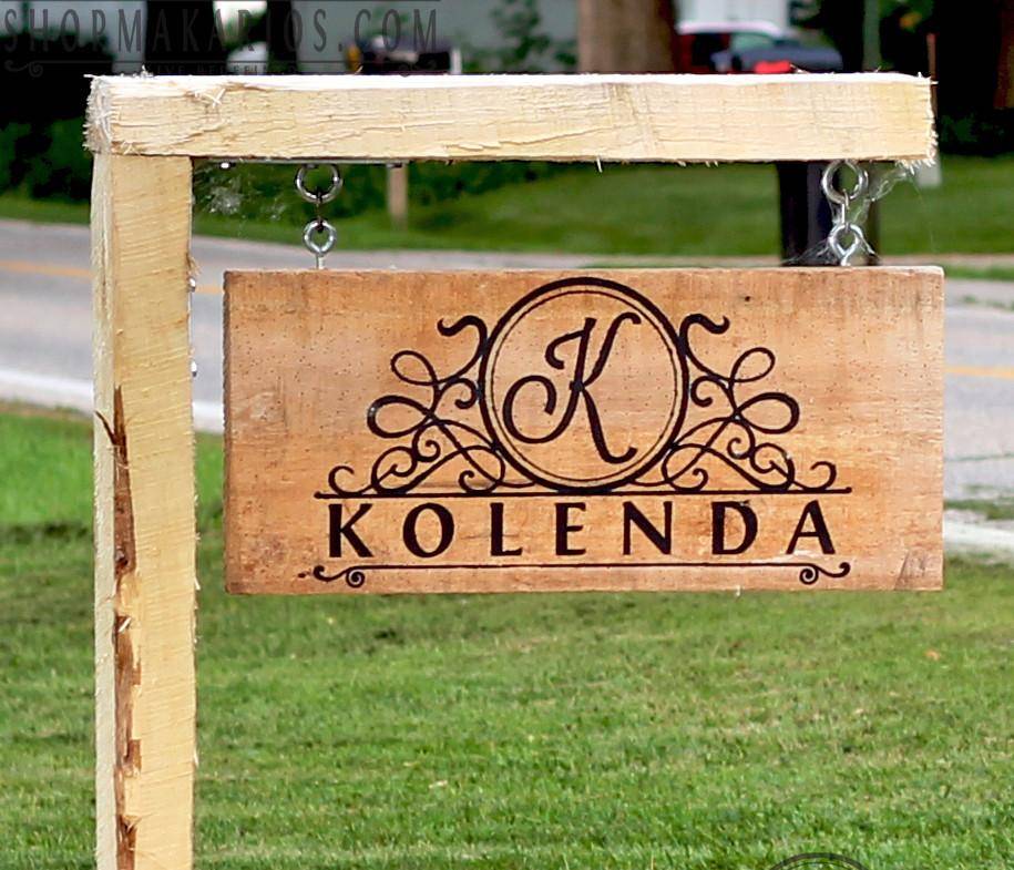 Personalized Welcome Magnetic Yard Sign Set