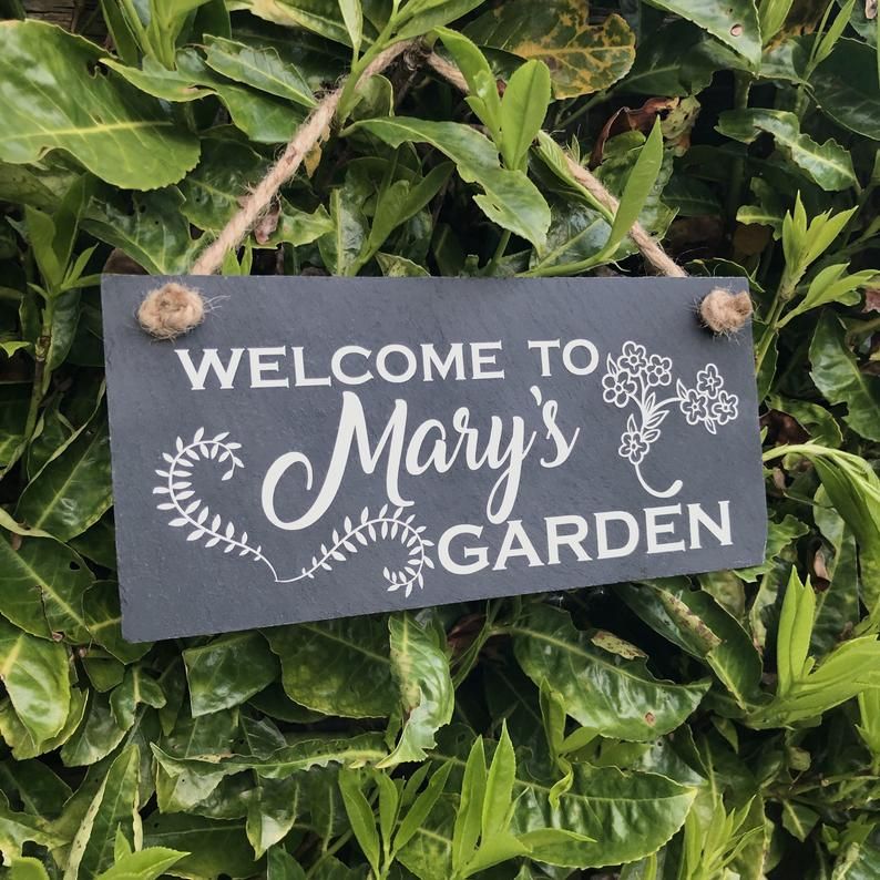 My Secret Garden Signcustom Wood Signgarden