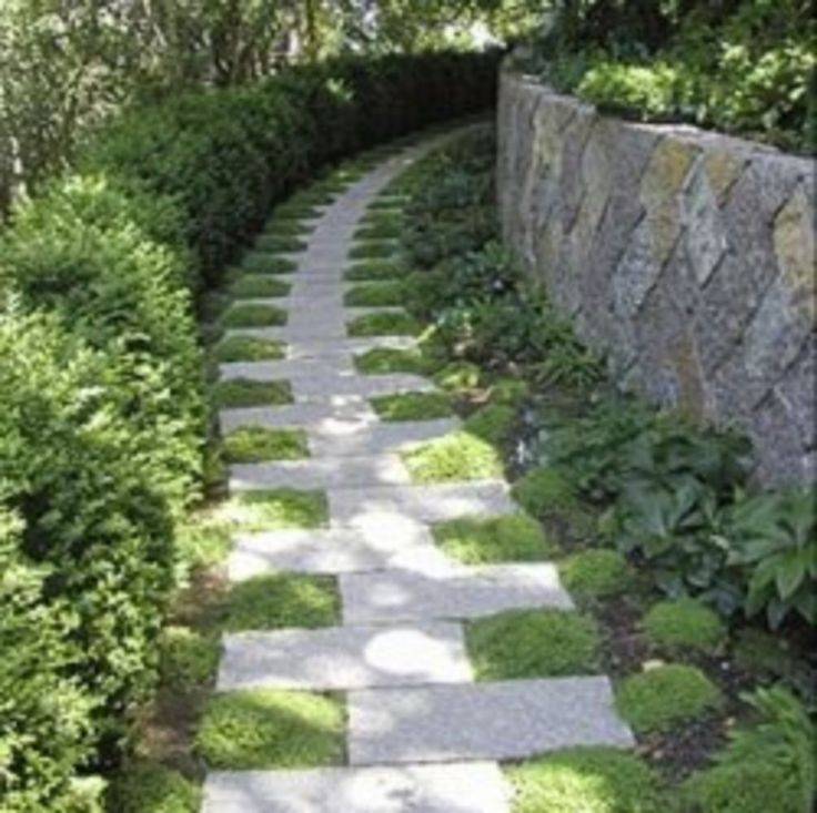 Very Creative And Inspiring Garden Stone Pathway Ideas