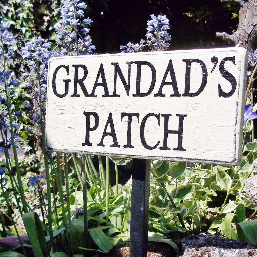 Personalised Wooden Garden Sign