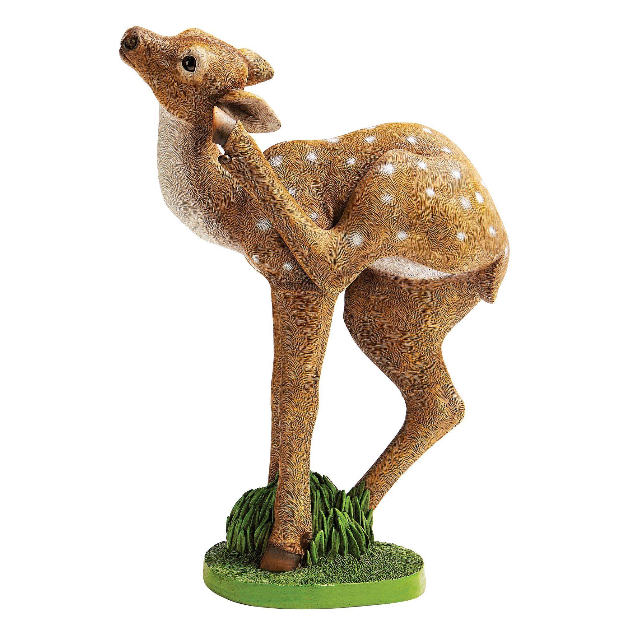 In W Offwhite Children Garden Statue