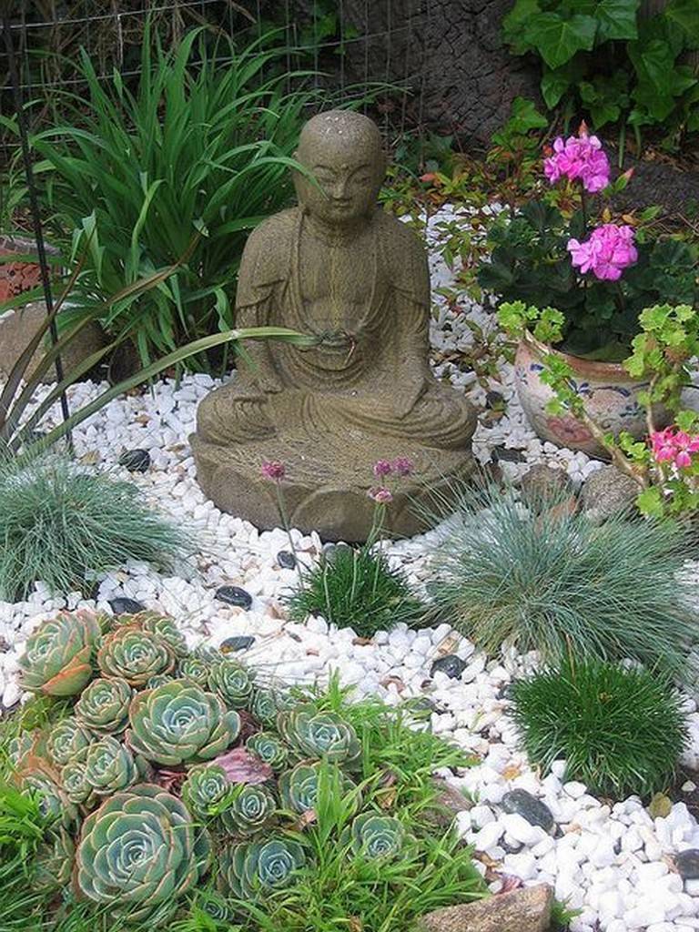 Large Sitting Buddha Garden Statue