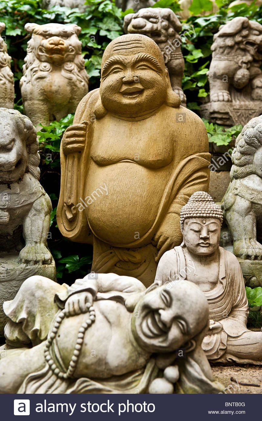 Japanese Buddha Garden Statue