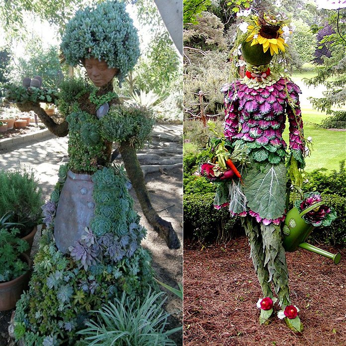 Shy Maiden Sculpture Large Garden Statue Ornament Art