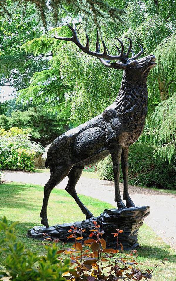 Leaping Dolphins Statue Large Garden Sculpture