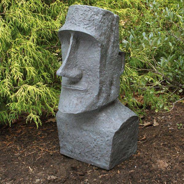 Face Garden Statue