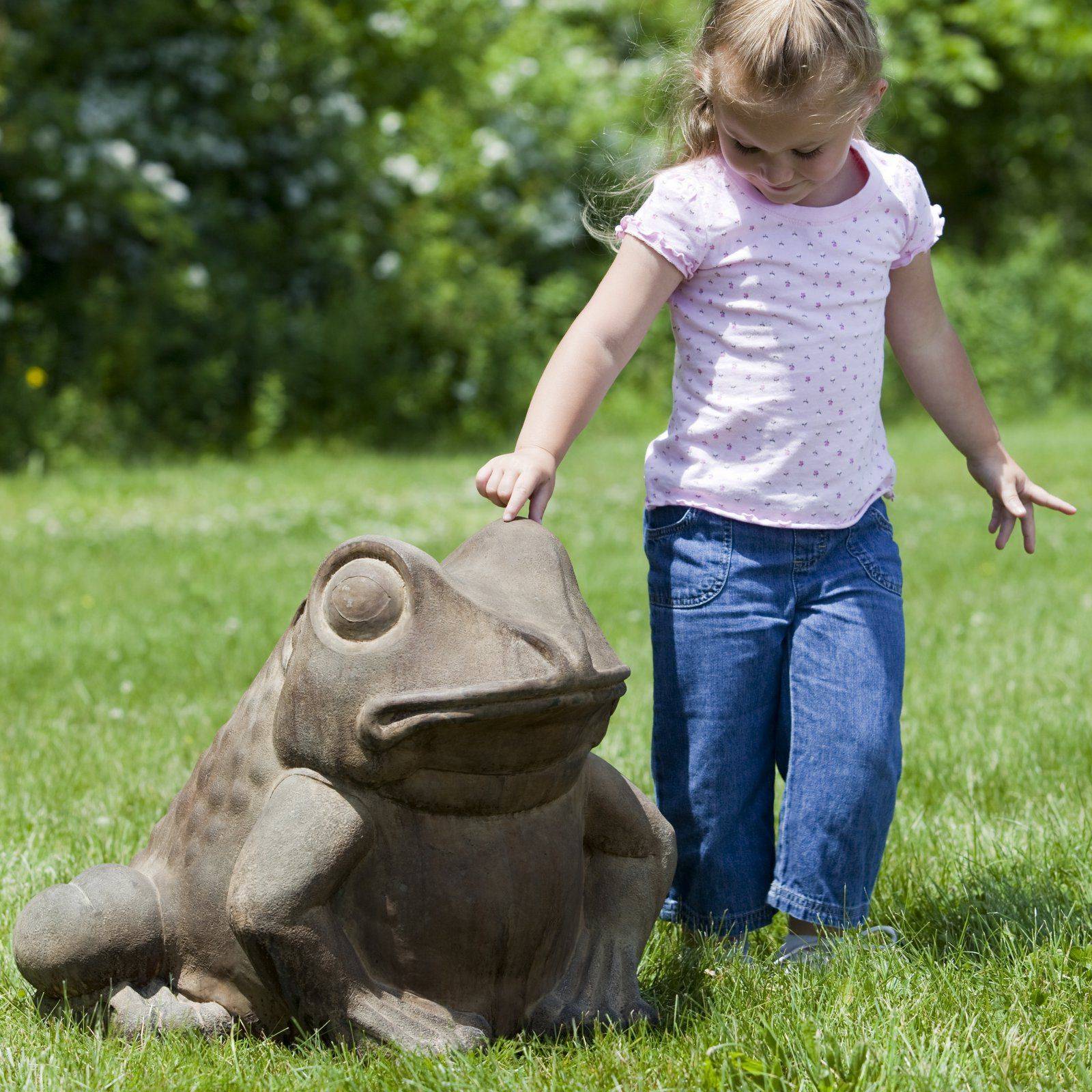 Decorative Art Resin Sitting Frogs Statue Outdoor Frog Sculpture