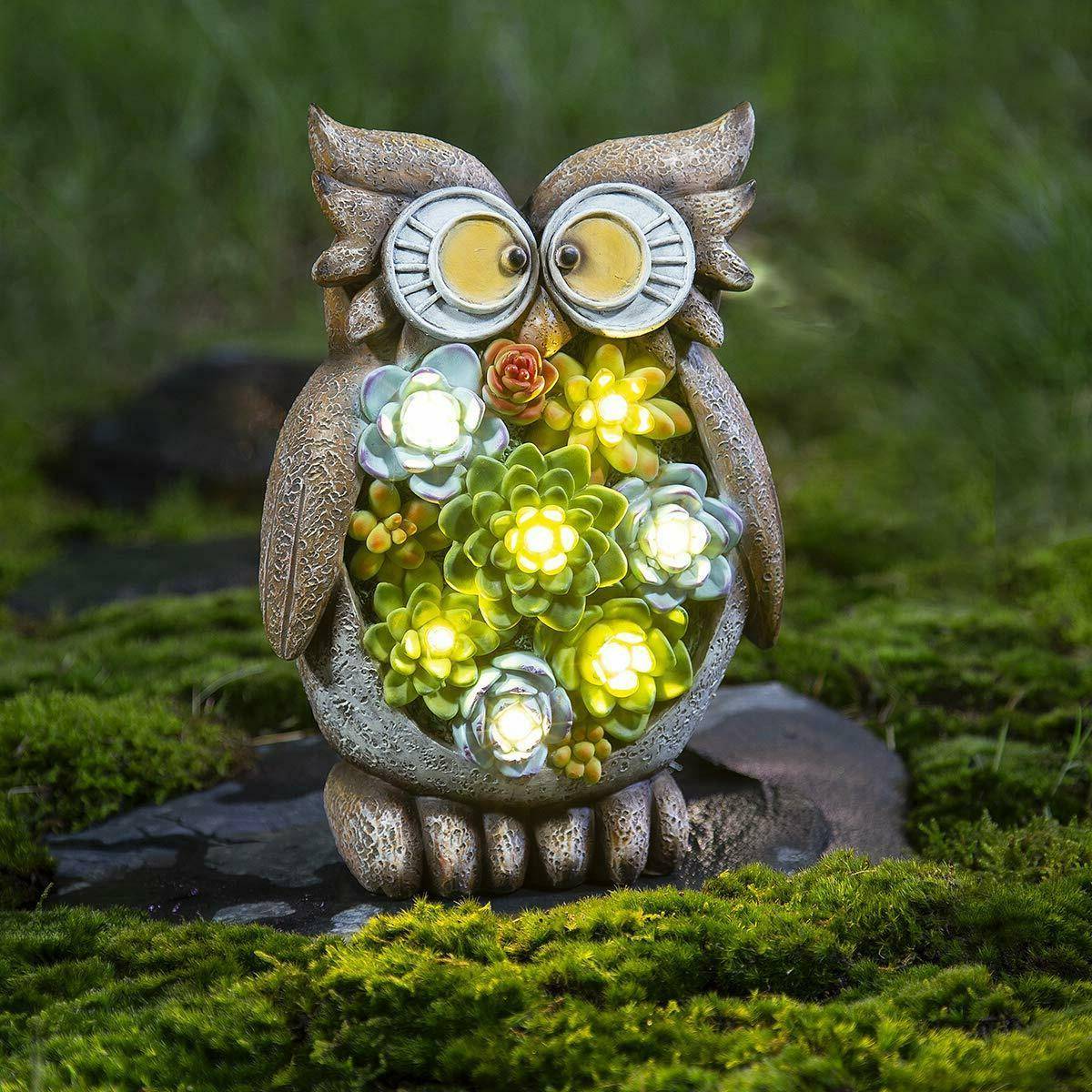 17 Garden Statues with Solar Light Ideas You Cannot Miss SharonSable