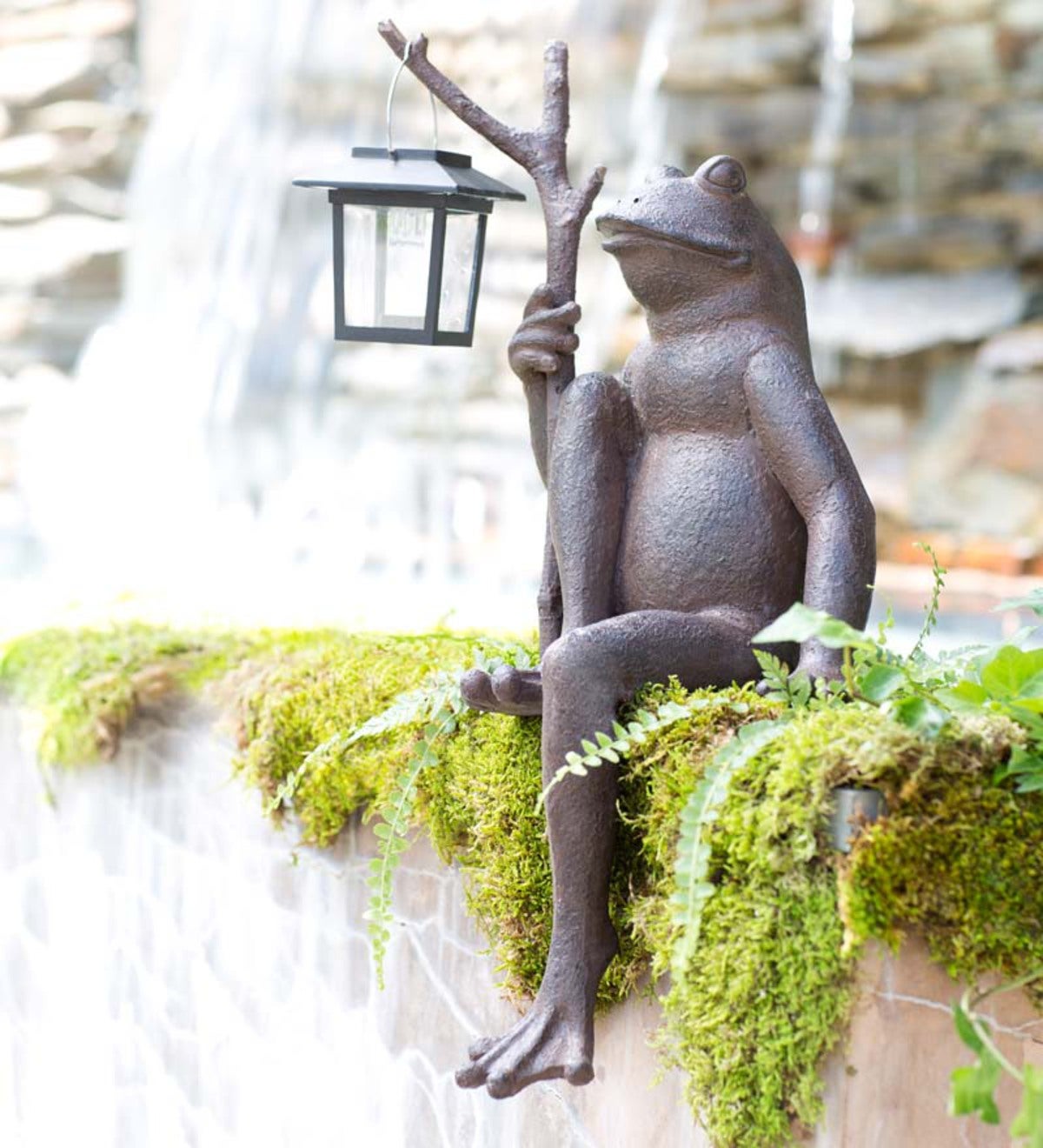 Large Frog Garden Statue