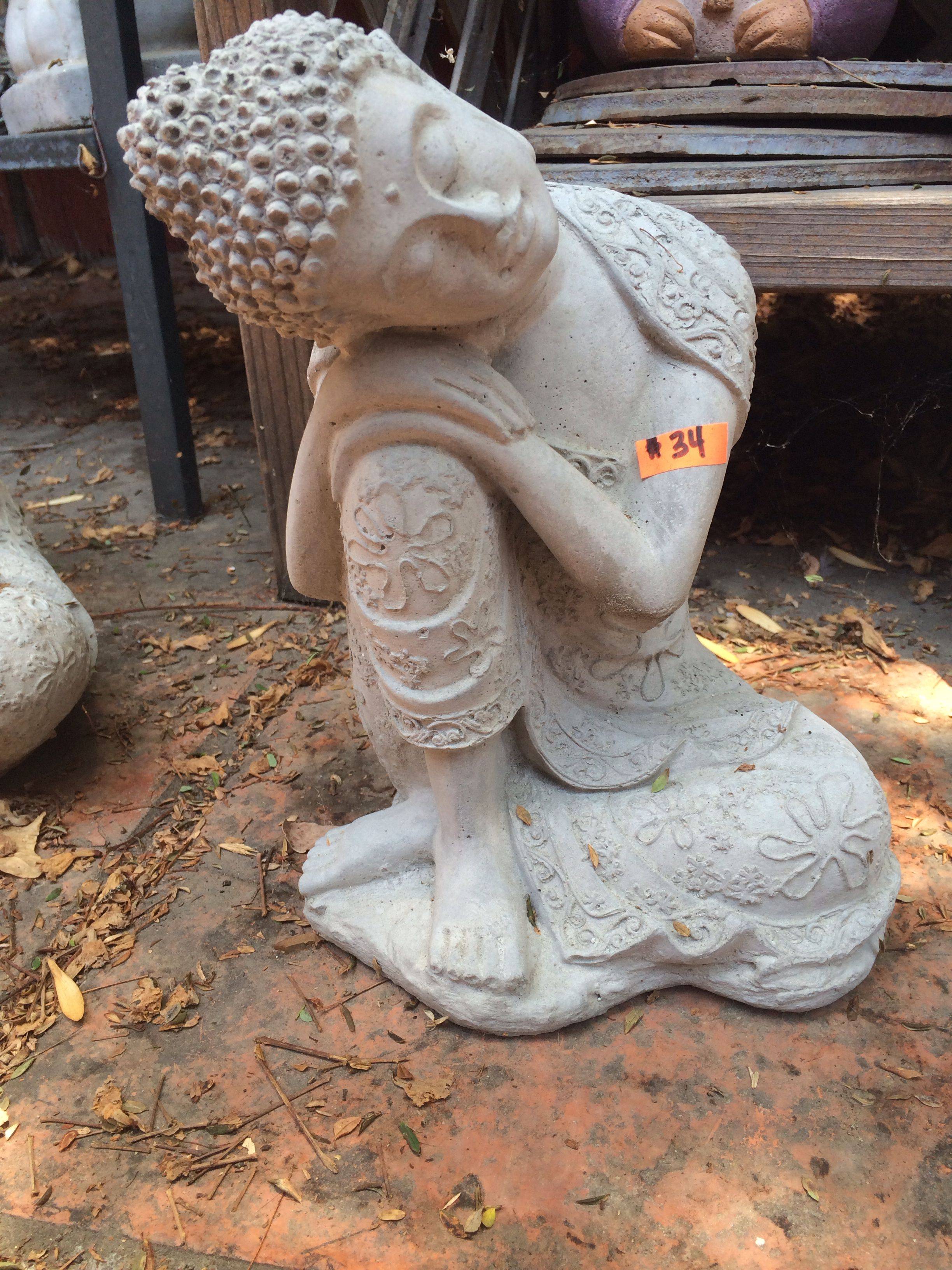 Happy Buddha Statue Red Miniature Buddha Figurine