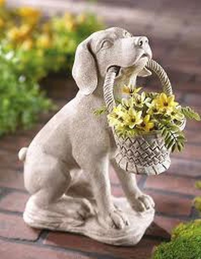 Garden Dog Statue Gumps
