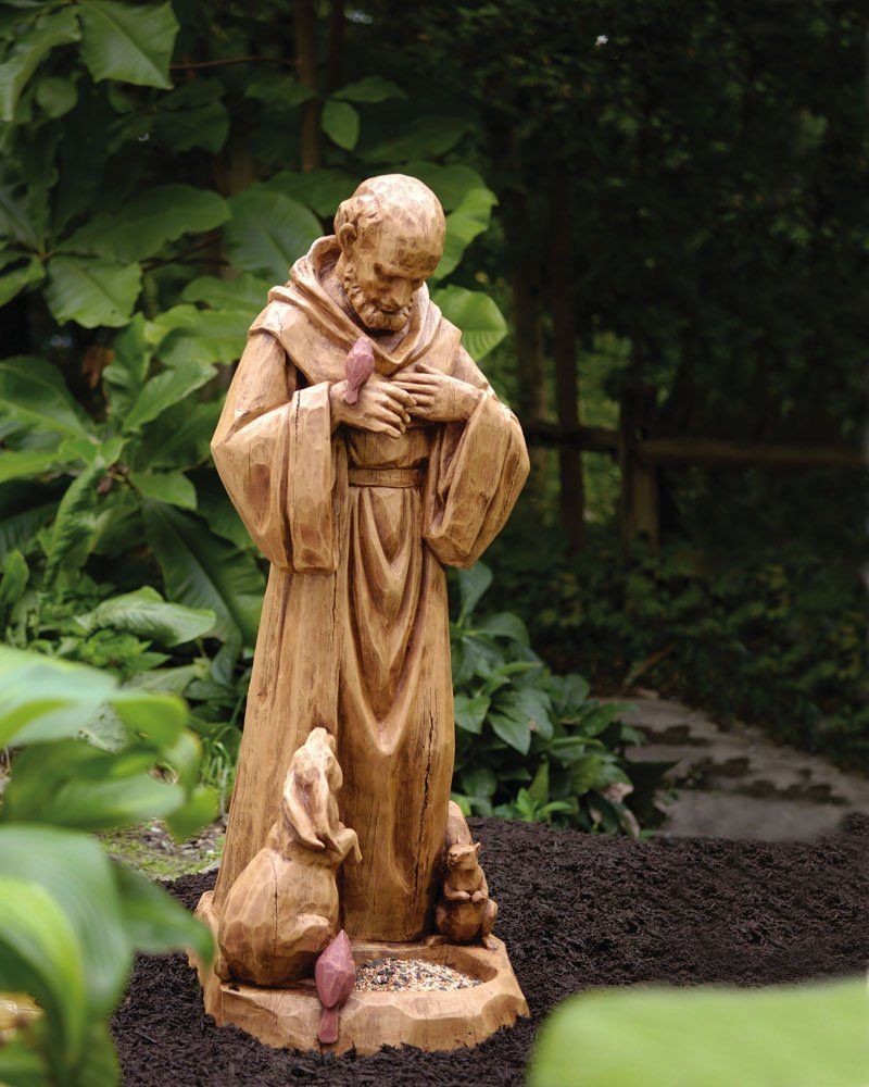 St Francis Statue Garden Feature