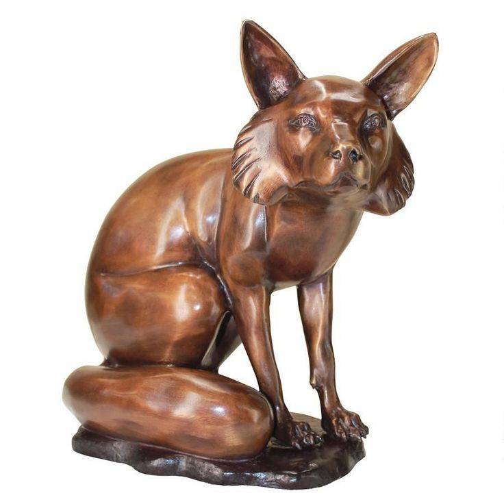 A Fox Garden Sculpture Garden Sculpture