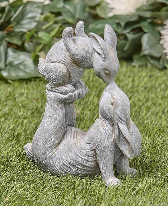 Tall Sitting Rabbit Garden Statue Rabbit Sculpture Garden Statues