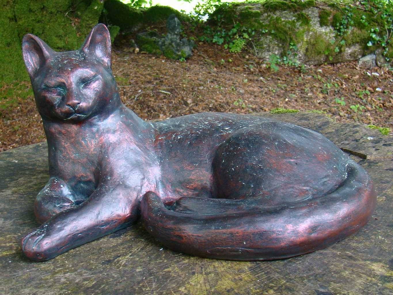 Pet Cat Memorial Garden Stake Yard Lawn Kitty Feline