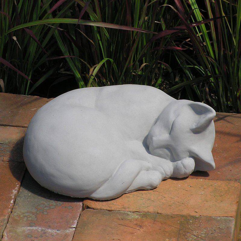 Exhart Solar Sleeping Cat Memorial Garden