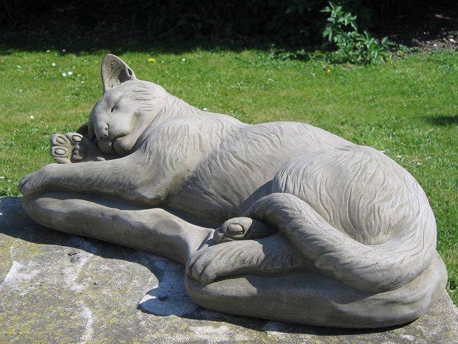 Pet Memorial Statuesleeping Angel Cat Remembrance