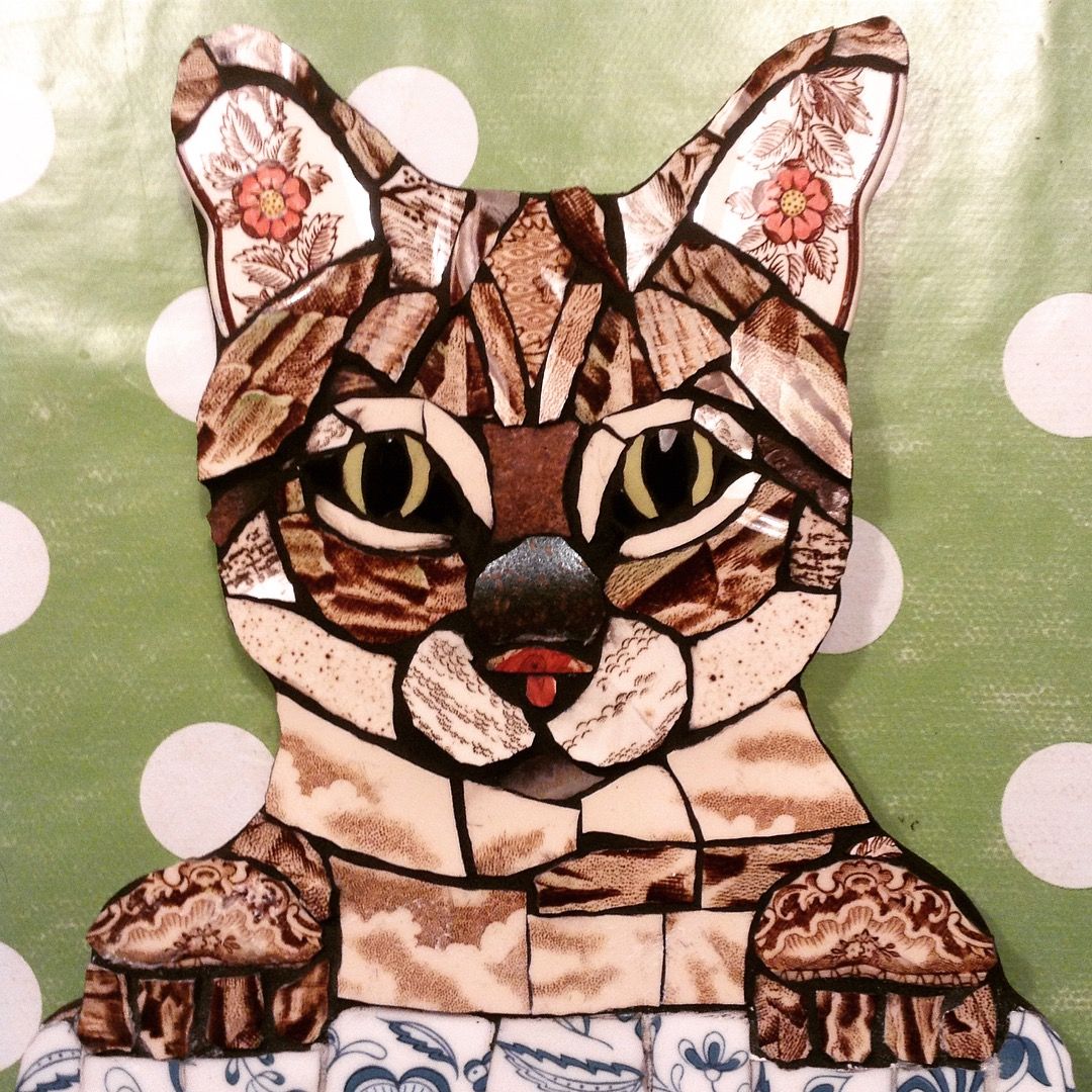 Largesittingcatgardensculptureuniquegift Cat Garden
