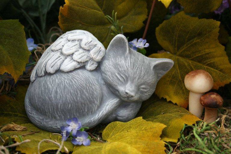 Pet Memorial Statuesleeping Angel Cat Remembrance
