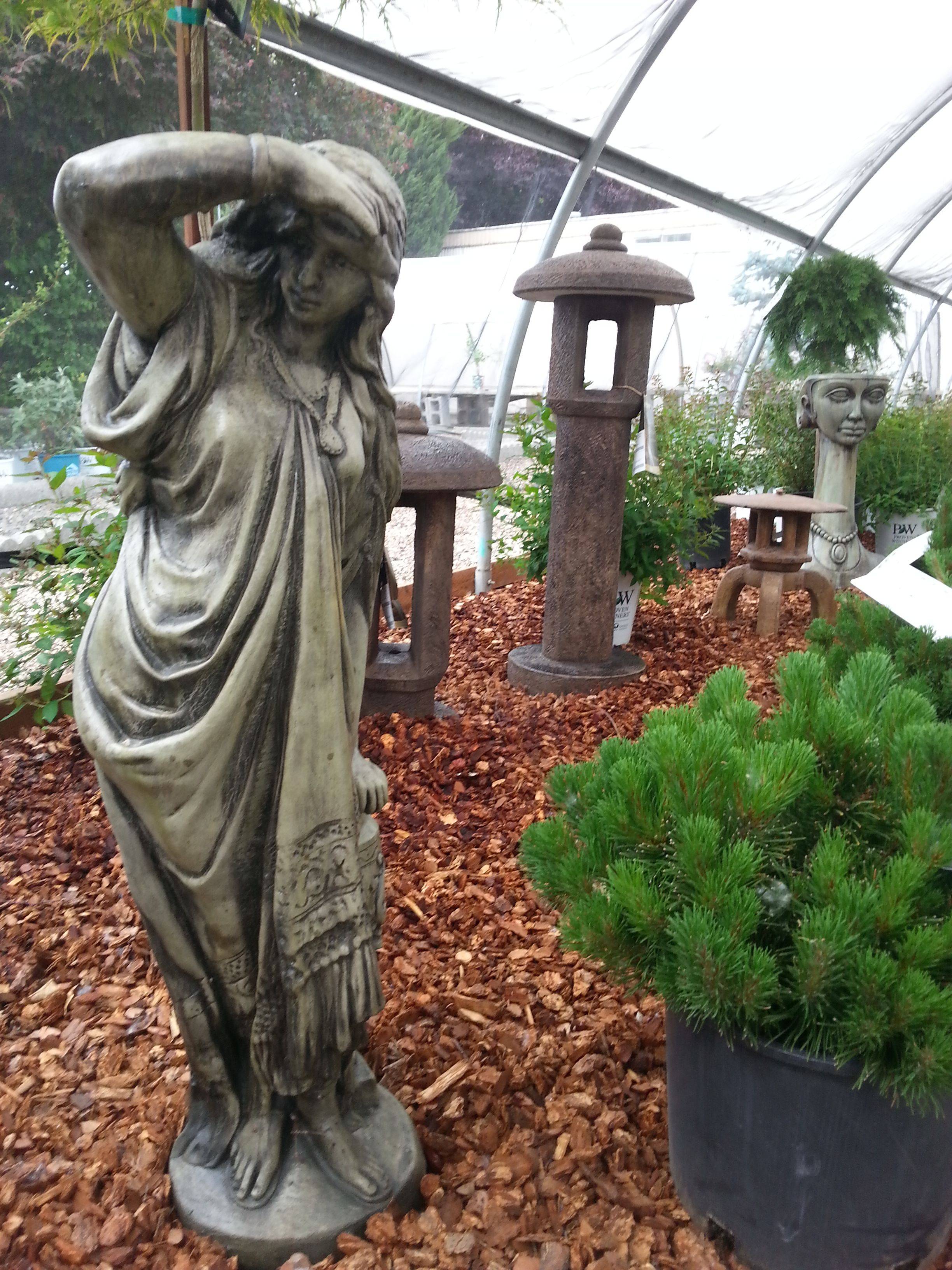 Campania International Autumn Angel Cast Stone Garden Statue Stone