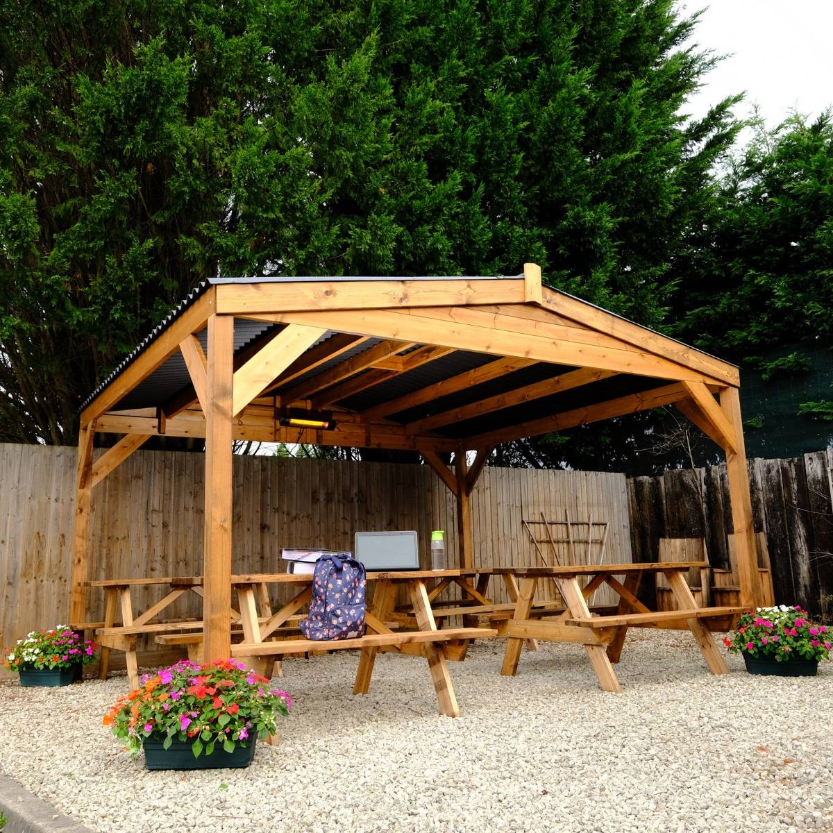Woven Wooden Garden Shelter Retreat Shelter Garden Shelter
